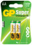 батарейка GP Super Alkaline алкалиновая LR06/AA 1.5V BP2 (2 шт/уп.) 02722