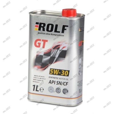 масло моторное ROLF GT 5W30 SN/CF син. 1л. 322233