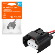 колодка соединительная AIRLINE 3 pin с проводами для датчика скорости; для датчика положения коленвала Nissan AECC011