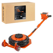 домкрат AIRLINE пневматический 2т 115-300мм, подкатной, 2 секции, длин. ручка ABJF02