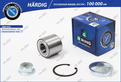 подшипник ступицы B-RING для а/м RENAULT Clio III (05-), Megane II (02-) зад. HÄRDIG HBK1955