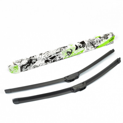 щетка с/о SURAI бескаркасная комплект 2 шт. 550/530мм (22"/21") 2 адапт. SRS 70390