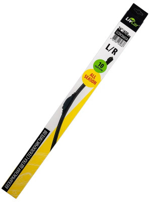 щетка с/о LivCar All Season бескаркасная, 26''/650 мм (12 адаптеров) арт. LCDV2665A