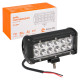 фара светодиодная AIRLINE балка двухряд. 12 LED направленный свет, 36W, (165х78х65) 12/24V пылевлагозащит алюмин корпус ALED045