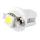 светодиод SKYWAY T8,5(T4W) 12V 1 SMD диодов 1-контактная Конус Белая Габариты, номер min20 ST8.5-1SMD-5050 W