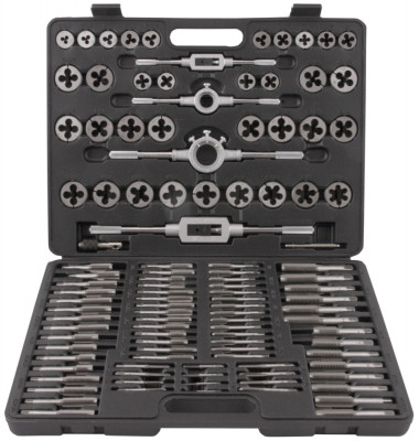 набор метчиков и плашек THORVIK 110 предметов арт.MTDS110