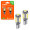светодиод AIRLINE T10 W5W 12В, 9LED 5050, Белая, обманка CANBUS, PLUS, (блистер к-т 2 шт.) AEAR313