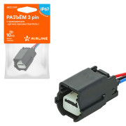 колодка соединительная AIRLINE 3 pin с проводами для датчика парковки Opel Astra J AECC049