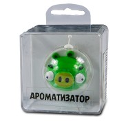 ароматизатор Angry Birds на дефлектор MINION PIG 3D сочное яблоко AB032