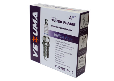 свечи VEZUMA для а/м LEXUS / TOYOTA (упак. 4 шт.) "Iridium Pro+" арт. VLD7RTIP-11