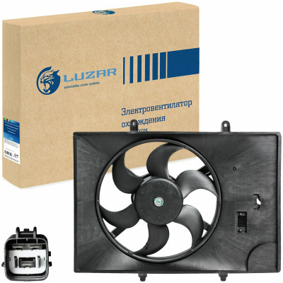 электровентилятор охлаждения LUZAR Great Wall Hover H5 (10-) 2.0D (с кожухом) LFK 3004
