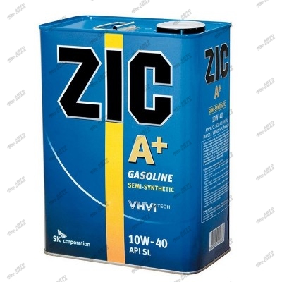 масло моторное ZIC A+ SM 10W-40 4л