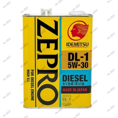 масло  моторное IDEMITSU ZEPRO DIESEL 5W30 DL-1  п/син. 4л 2156-004