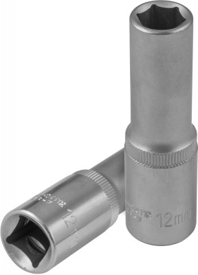 головка JonnesWay глубокая торцевая 1/2"DR шестигранная 12мм арт.S04HD4112