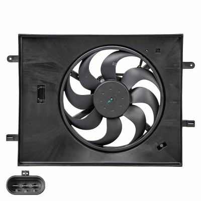 электровентилятор охлаждения LUZAR для а/м Changan CS35 (13-) 1.6i (LFK 3023)