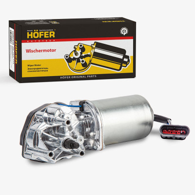 моторедуктор С.О. HOFER для а/м ВАЗ 2170, 1118, 2123, 2190 (12мм, разъём АМР) HF 744 129