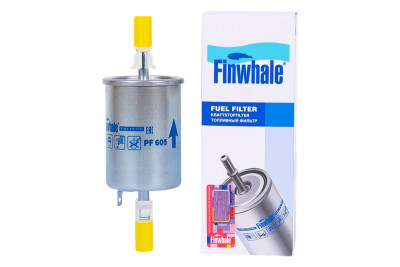 Фильтр топливный Finwhale(Lanos, Lacetti, Epica, Reezo, Leganza) (под клипсу) PF605