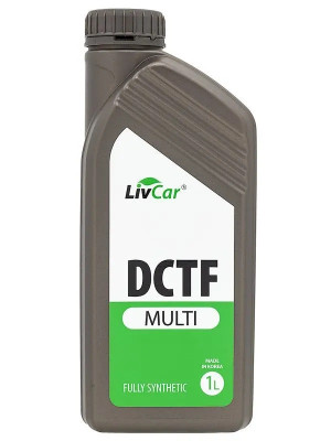 масло трансмиссионное LivCar MULTI DCTF для "мокрых" DCT/DSG синт. 1л арт. LC0705DCT-001