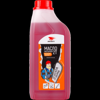 масло моторное ВМПАВТО 2T для бензопил и садовой техники п/синт. в канистре 1л 9231