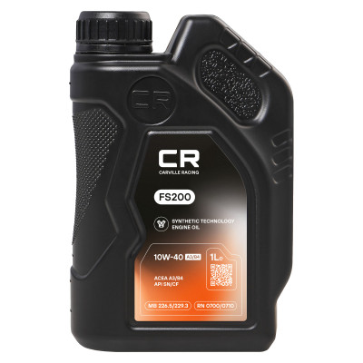 масло моторное Carville Racing FS200 10W-40 A3/B4, SN/CF (MB 226.5/229.3; RN 0700/0710) п/синт. 1л L1D00113