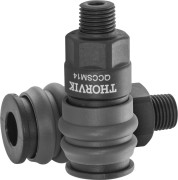муфта БРС THORVIK европейского типа с наружней резьбовой частью BSPT 1/4" арт.QCCSM14