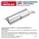 глушитель CBD Citroen C4 2004-13 г.в., Peugeot 307/308 2000-2014 г.в. (дв.1.6L NFU (TU5JP4)) 1730H9 нерж. сталь CBD130.033