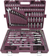 набор инстр. THORVIK универсальный 217 предметов, 1/4", 3/8" и 1/2"DR в кейсе арт.TS217