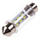 светодиод SKYWAY T11(C5W) 24V 6 SMD 3014 диодов c цоколем 39 мм 1-конт белая салон,номер SJTG-6SMD-3014-39MM