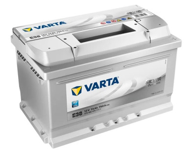 аккумулятор VARTA SILVER 74 А/ч 750А обр. п. низк. E38 ( 278х175х175 ) 6СТ74з 574402075
