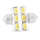 светодиод SKYWAY T11(C5W) 12V 6 SMD 32мм 1-контактная Белая Салон, номер S08201184