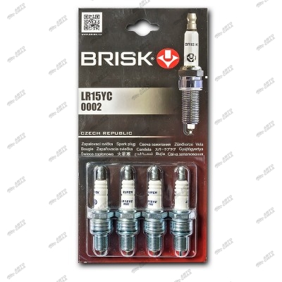 свечи BRISK SuperR ВАЗ-2101, 2108-2110 карб. LR15YC