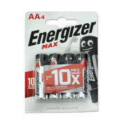 батарейка Energizer MAX E91/AA(пальчиковая) BP4 RU 1,5v блистер 4 шт/уп.E300157105