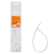 стяжка кабельная AIRLINE 3,6*300 мм, пластиковые, белые, (в упак. 10 шт) ACT-N-09