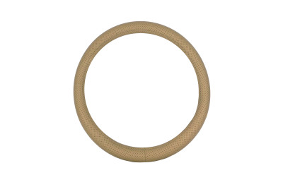 оплетка CARPETELLI на руль M кожа Perforation Classic (бежевая кожа перфорация, бежевая нить) арт. CA021-СPBgBg