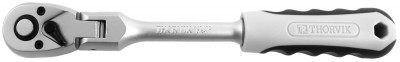 трещотка THORVIK 1/4"DR, 72 зубца L=180мм с шарниром арт.S1R472