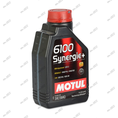 масло моторное MOTUL 6100 Synergie+ 5W40 1л 