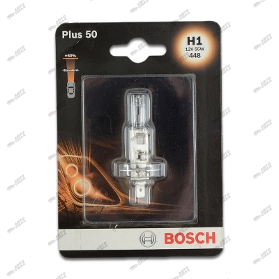 лампа BOSCH Н1+50 (12V) 60/55W блистер 1987301041 