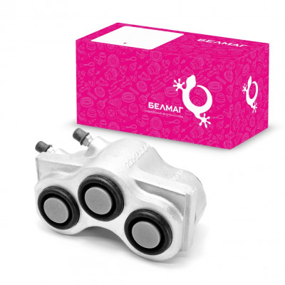 цилиндры суппортные БелМаг 21214, 2123, 2121 правый (под 1 шланг, без планки) BM.0216