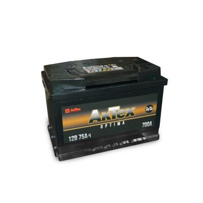 аккумулятор АКТЕХ OPTIMA 75 а/ч 700А обр.п. (278x175x190) 6СТ-75 VL3 (R)