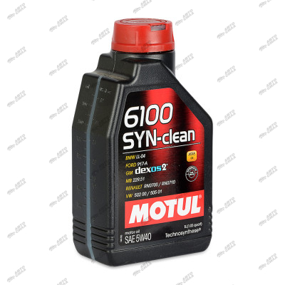 масло моторное MOTUL 6100 SYN-CLEAN 5W40 1л