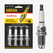 свечи HOFER для а/м LADA Largus (12-)/Renault Logan (04-) 8V (0,9мм, 2 эл) (блист. 4 шт.) (ан.BKR6EK) HF 775 215