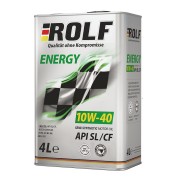 масло моторное ROLF Energy 10W40 SL/CF п/син. 4л. 322227