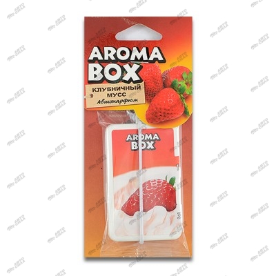 ароматизатор Aroma-box подвесной Клубничный мусс В-05 1570