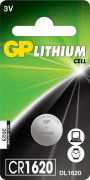батарейка GP Lithium литиевая CR1620 3V BP1 (1 шт/уп.) 06690