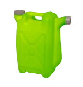 канистра RADIVAS (пластик для пищевых жидкостей ) вертикальная 20л с лейкой (зеленая) H1-01-45