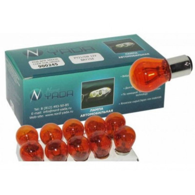лампа Nord YADA PY21/5W 12V BAY15d (желт.) ук.пов.габариты 900245