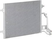 радиатор кондиционера (конденсер) LUZAR для а/м Audi A6 (C5) (97-) 1.8T/2.4i/2.8i LRAC 1806
