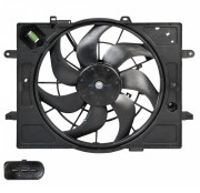 электровентилятор охлаждения LUZAR для а/м Москвич 3 (22-)/JAC J7 (20-)/JS4 (20-) 1.5T (с кожухом) LFK 3037