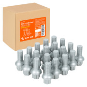 болт колесный AIRLINE M14x1,5x27x51, сфера R14, spline, дакромет для а/м Mercedes ABLT028