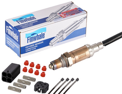лямбда-зонд FINWHALE для а/м CHEVROLET, FORD, HYUNDAI, KIA, LADA, MAZDA, MITSUBISHI, NISSAN, RENAULT, TOYOTA, VAG универсал. (ан. 0258986507) SOX003